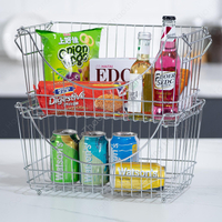 Fabricante de cestas de alambre para cocina apilables