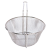 Zhaosheng Hardware - Cesta para sartén profunda, cesta redonda para freír de malla de alambre de metal