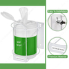 Zhaosheng Hardware - Soporte para recipiente de toallita de alambre Soporte de montaje en pared Dispensador de recipiente Dispensador de guantes