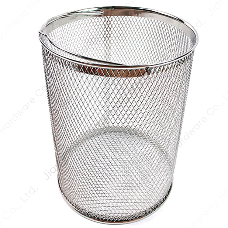 Zhaosheng Hardware - Cesta para freidora de estufa, olla redonda de malla de alambre de acero inoxidable