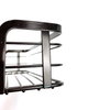 Zhaosheng - Estante de baño sin perforación Estante de baño de Acero Inoxidable Organizador de Almacenamiento de Ducha Negro