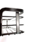 Zhaosheng - Estante de baño sin perforación Estante de baño de Acero Inoxidable Organizador de Almacenamiento de Ducha Negro