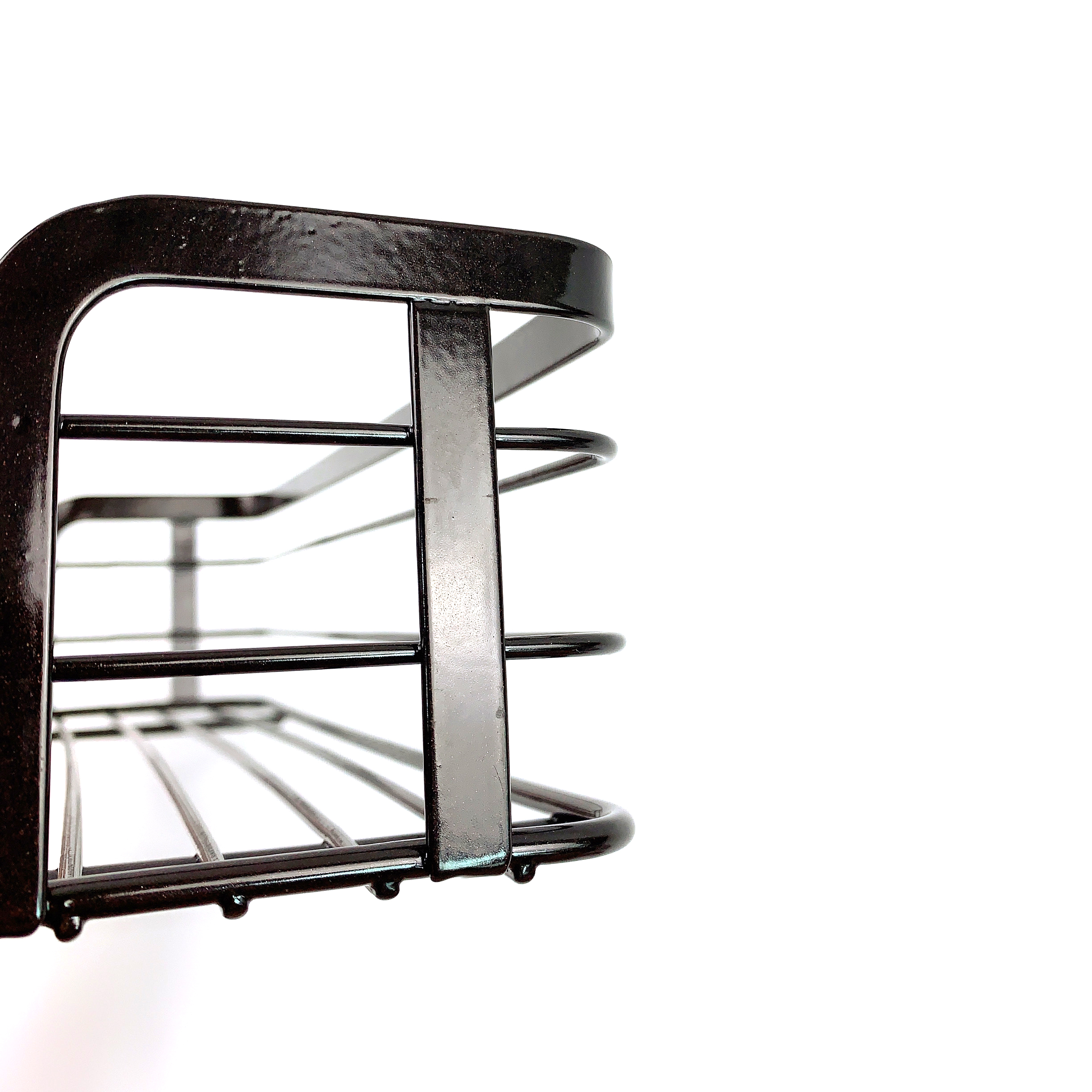 Zhaosheng - Estante de baño sin perforación Estante de baño de Acero Inoxidable Organizador de Almacenamiento de Ducha Negro