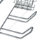 Zhaosheng - Fabricante Carrito de ducha de malla duradero Estante de baño resistente sin perforación