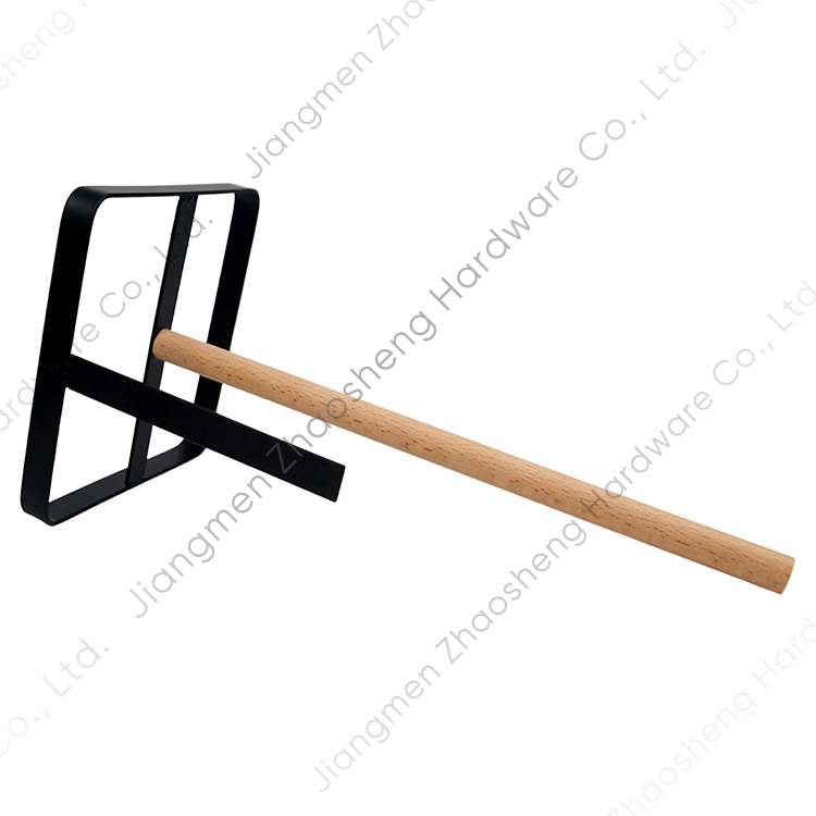 Zhaosheng Hardware - Soporte para toallas de papel de cocina de madera de metal, soporte para rollo de papel de seda para baño, almacenamiento en encimera