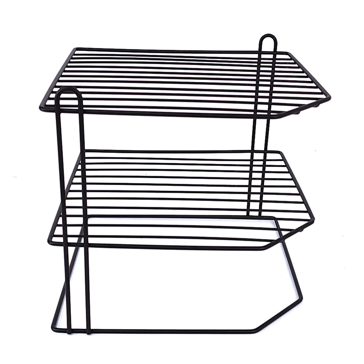 Zhaosheng Hardware - Estante auxiliar de alambre de esquina de 3 niveles para organizador de cocina