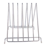 Zhaosheng Hardware - Soporte para bandeja para hornear, estante de almacenamiento para tabla de cortar de acero inoxidable con 6 ranuras