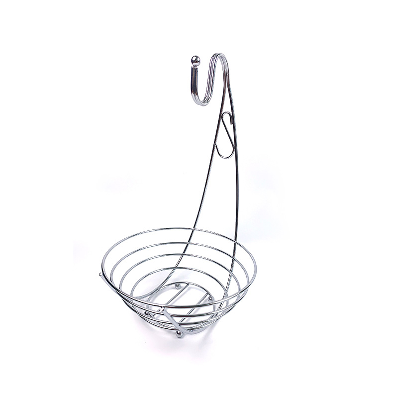 Zhaosheng Hardware - Cesta de frutas de metal de alambre con colgador de plátanos