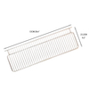 Zhaosheng Hardware - Parrilla de barbacoa de barril de carbón personalizada Parrilla de cocina de acero inoxidable para exteriores Parrilla de calentamiento