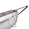 Zhaosheng Hardware - Colador ovalado de acero inoxidable con cesta coladora sobre fregadero de malla fina