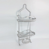 Zhaosheng - Estante de almacenamiento para baño, carrito de ducha colgante de aluminio inoxidable