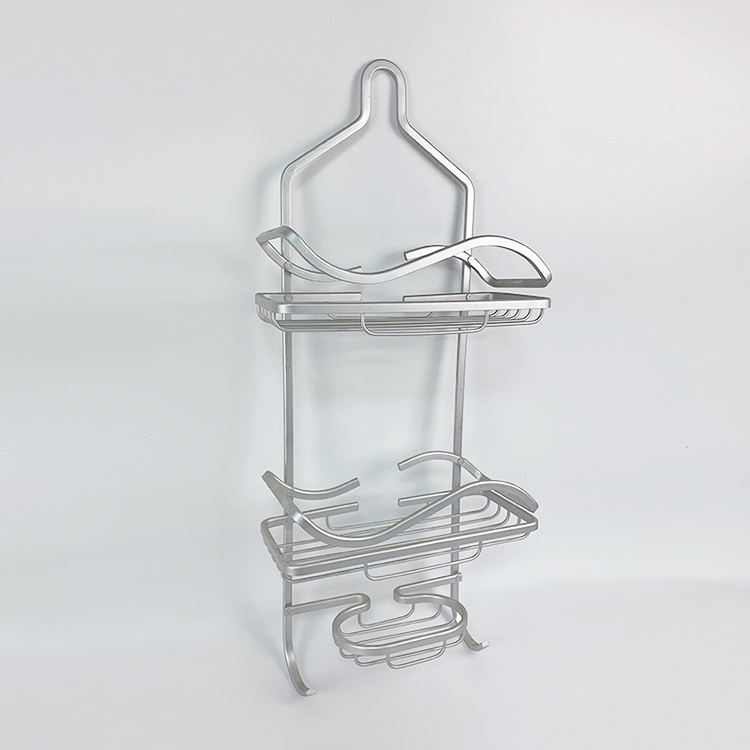 Zhaosheng - Estante de almacenamiento para baño, carrito de ducha colgante de aluminio inoxidable