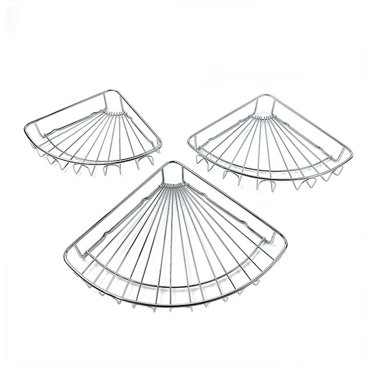 Zhaosheng - Soportes de almacenamiento para estantes de baño con carrito de ducha de múltiples esquinas, estante esquinero para baño autoadhesivo