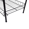 Zhaosheng Hardware - Estante organizador de zapatos de metal negro, estante para zapatos de 4 niveles para entradas