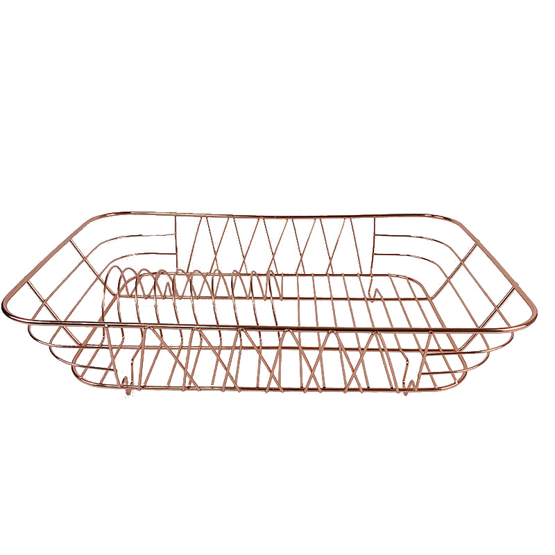Zhaosheng Hardware - Rejilla para secar platos Rejilla para platos chapada en cobre