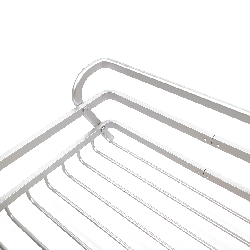 Zhaosheng Hardware - Rejilla para secar platos de aluminio, organizador de cocina, escurridor para platos