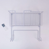 Zhaosheng Hardware - Estante de almacenamiento para soporte de hierro montado en la pared, soporte para tabla de planchar colgante con cesta de almacenamiento grande