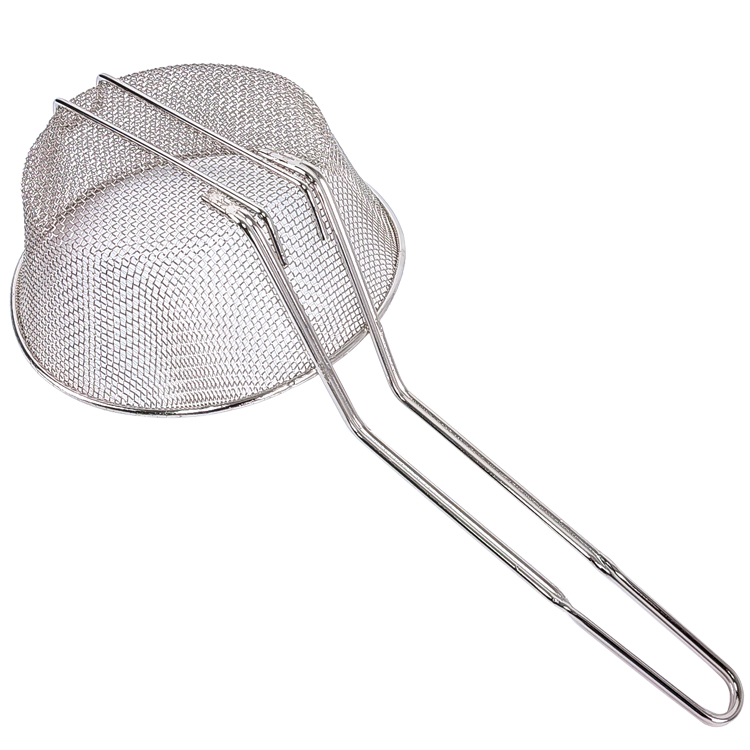 Zhaosheng Hardward - Cesta para empanizar de malla de 8 pulgadas Cesta culinaria de malla fina