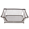 Zhaosheng Hardware - Organizador de cesta de almacenamiento de alambre para cesta de frutas y verduras de metal para lavandería