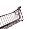 Zhaosheng Hardware - Cesta de despensa de metal apilable para baño, cocina, alimentos, frutas, cesta de almacenamiento de alambre