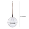 Zhaosheng Hardware - Skimmer de alambre redondo de 9 pulgadas, cuchara para freidora de cocina, skimmer de malla mediana niquelado para cocinar y freír