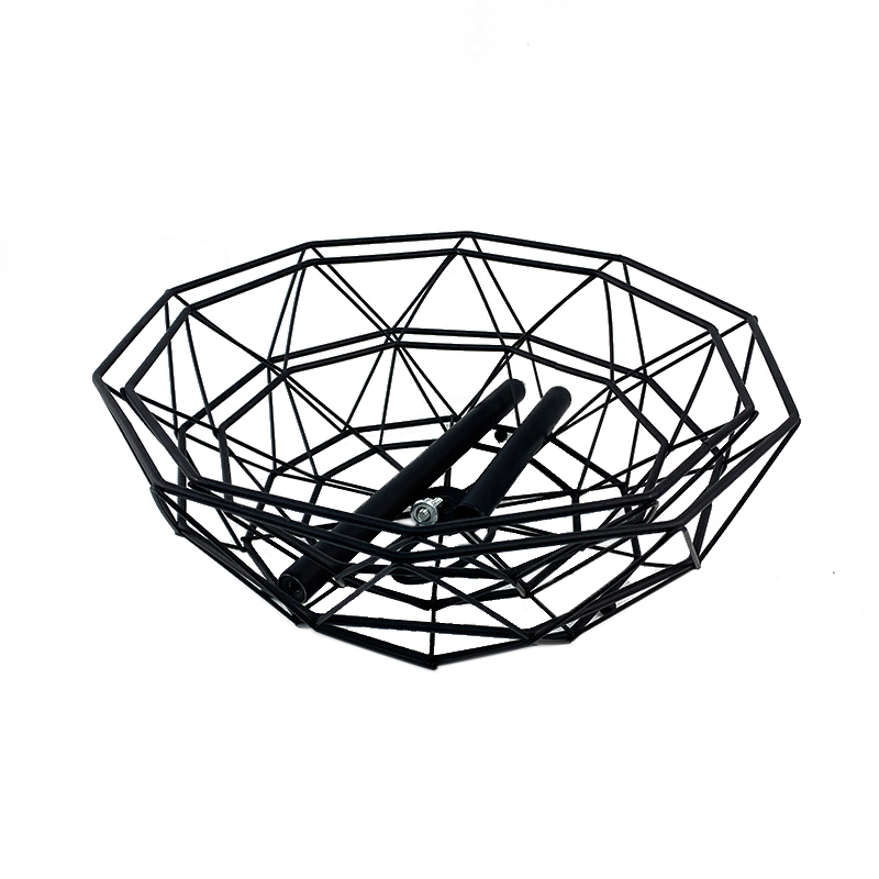 Zhaosheng Hardware - Cesta de almacenamiento de alambre desmontable para frutas, soporte para cesta de frutas de metal de 2 niveles