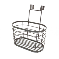 Zhaosheng Hardware - Cesta de alambre de metal sobre la puerta del gabinete, organizador, cestas de almacenamiento colgantes
