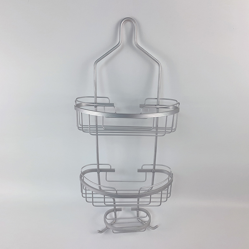 Zhaosheng - Estante de baño Colgante de Aluminio de Tres Niveles Estante de Almacenamiento para baño Organizador de Ducha Caddy