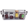 Zhaosheng Hardware - Cesta de alambre apilable, almacenamiento de cocina en el hogar, cesta de verduras de metal, organización de despensa