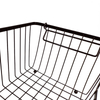 Zhaosheng Hardware - Cestas de almacenamiento apilables, cesta de alambre de metal para cocina, despensa del hogar