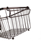 Zhaosheng Hardware - Cestas de almacenamiento apilables, cesta de alambre de metal para cocina, despensa del hogar