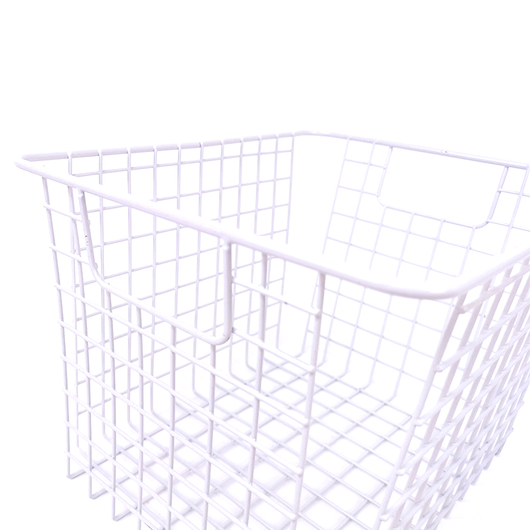 Zhaosheng Hardware - Cesta de almacenamiento de metal, gabinete de baño, cesta de alambre para lavandería, organizador de almacenamiento para el hogar, contenedor de almacenamiento de alimentos