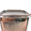 Zhaosheng Hardware - Cesta para cocina de pasta con colador profundo de malla de acero inoxidable con asa