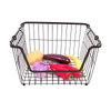 Cesta de almacenamiento apilable para cocina, cesta de frutas de alambre, hardware Zhaosheng