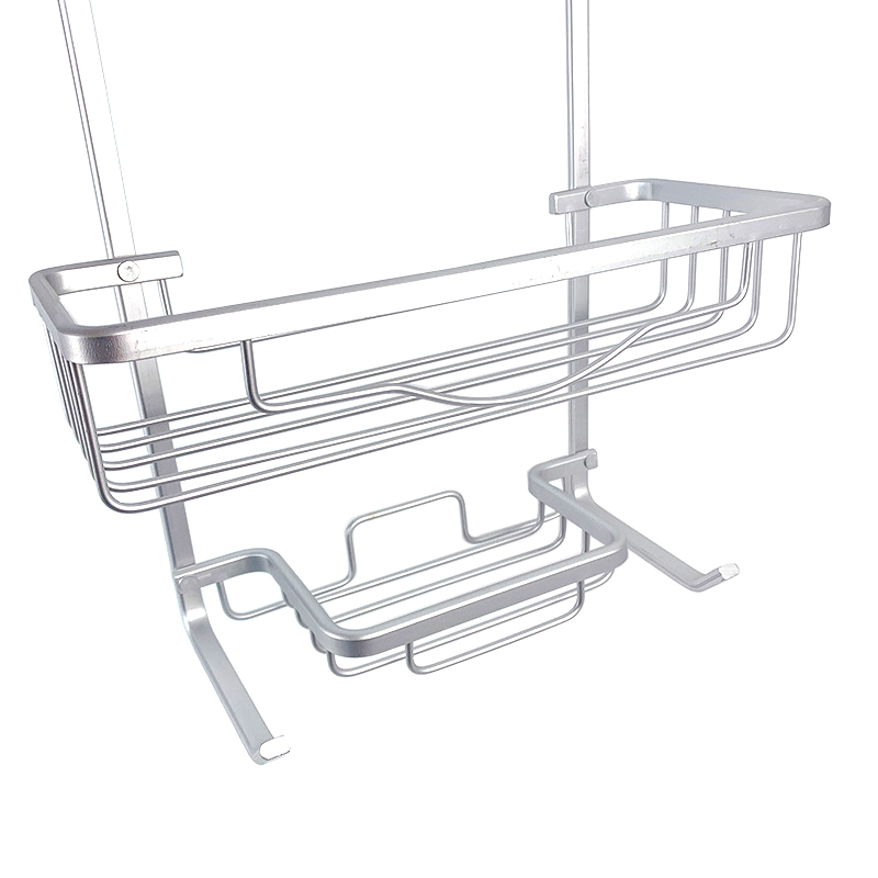 Zhaosheng - Estante de baño de Aluminio Organizador de Ducha Almacenamiento de jabón Estante de baño Organizador de Ducha a Prueba de Herrumbre Caddy