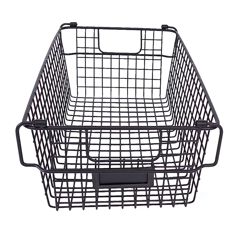 Zhaosheng Hardware - Cesta de almacenamiento apilable de metal, cesta de cocina, cesta de alambre, hierro, cesta de frutas y verduras