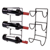Zhaosheng Hardware - Soporte de exhibición para almacenamiento de vino, decoración de pared, estante de almacenamiento de cocina, estante para vino montado en la pared