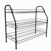Zhaosheng Hardware - Estante de metal para zapatos, organizador ajustable para zapatos para el gabinete de entrada del hogar