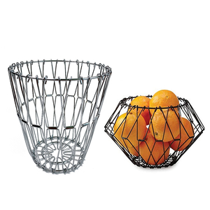 Zhaosheng Hardware - Cesta de frutas plegable, cesta de frutas de alambre de metal de hierro