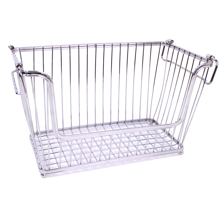Zhaosheng Hardware - Almacenamiento en el hogar Cocina Organizador de almacenamiento de alambre apilable Cesta de basura Cesta apilable de alambre