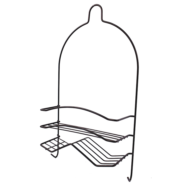 Zhaosheng - Caddy de ducha de alambre para estante de almacenamiento de baño con cabezal de ducha antioxidante