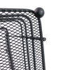 Zhaosheng - Estante de baño de 2 niveles, color negro, para colgar en la esquina, cabezal de ducha, carrito de baño