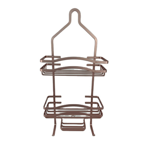 Zhaosheng - Venta al por mayor Carrito de ducha de baño Organizador Cesta de almacenamiento Carrito de ducha de aluminio con ganchos