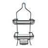 Zhaosheng - Estante de baño Estante de Ducha Estante de Ducha Colgante Negro Organizador de Cesta Organizador de Ducha de Aluminio Moderno