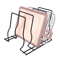 Zhaosheng Hardware - Divisor de utensilios de cocina Organizadores de utensilios para hornear Estante de almacenamiento de cocina Organizador de ollas y sartenes