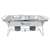 Zhaosheng Hardware - Rejilla plegable para calentador de alimentos, rejilla plegable de alambre para sartenes de tamaño completo