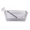 Cesta para freír de 9 galones, cesta para freidora de patatas fritas de acero inoxidable con mango plegable