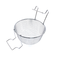 Zhaosheng Hardware - Cesta redonda para freír con mango plegable