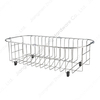 Zhaosheng Hardware - Colador de acero inoxidable 304, cesta para fregadero, escurridor, rejilla para secar frutas y verduras en el fregadero, rejilla para platos