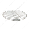 Zhaosheng Hardware - Rejilla redonda para fogatas de gas para exteriores, rejilla para servir, rejilla para cocinar, rejilla para barbacoa de acero inoxidable